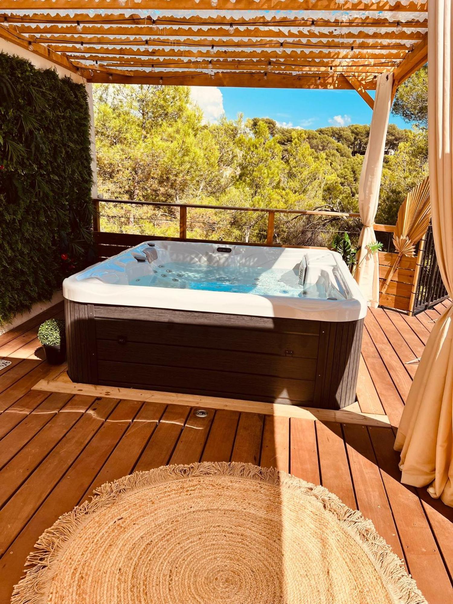 Love Room Tente Lodge Spa Mfg Chez C&C, Exclusivement Reservee Aux Adultes Cantaron Esterno foto